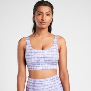 Athleta Exhale Printed Bra D-DD+